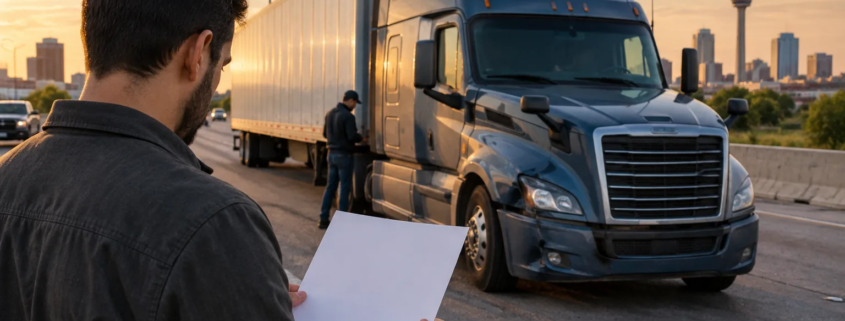 Reviewing a truck accident police report error in Texas near San Antonio